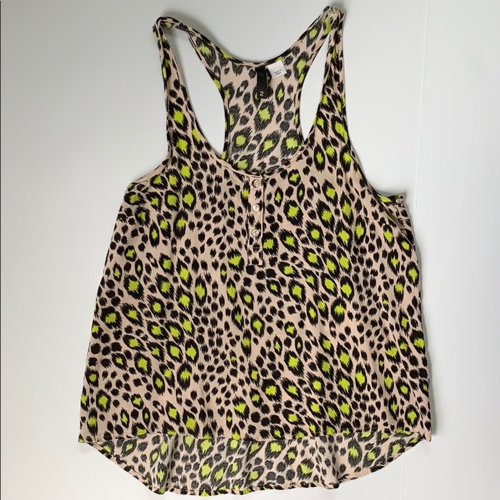 H&M leopard tank